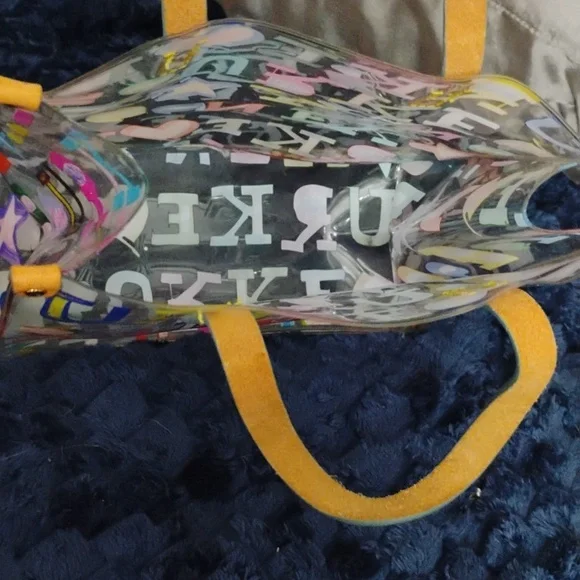 Dooney & Burke Colorful Transparent Tote Bag Super Cute Excellent Condition! - Picture 4 of 6